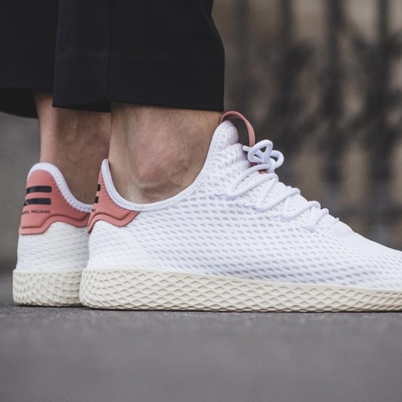 adidas pharrell williams white and pink